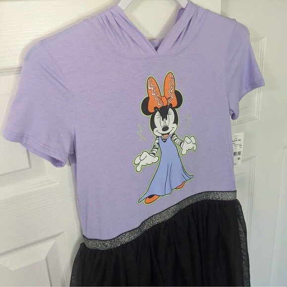 Disney Dress Girls XL Halloween Minnie Mouse Purple Tulle X Large 14 16 NWT New - Picture 6 of 8